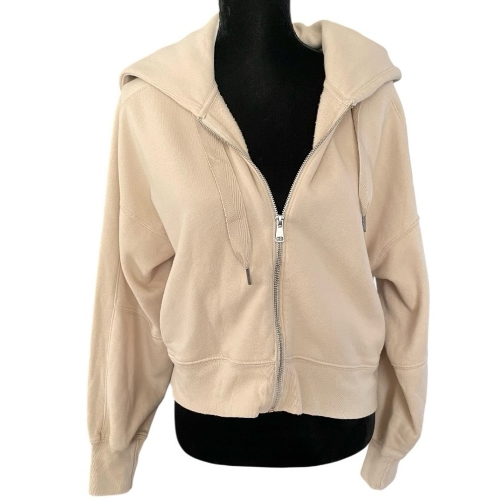 Abercrombie & Fitch full zip Sweatshirt Soft A&F Collection size medium lounge